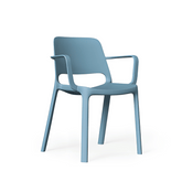 Orenda-B Simple Plastic Stackable Public Chair with Armrest - Gavisco Office Furniture